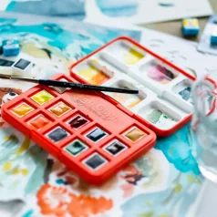   Talens Van Gogh akvarellfesték készlet - 12 szín - Museum - Watercolour pocket box (1 db)