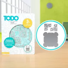   Vágósablon , Fronds & Flourishes / TODO Die Template Set (1 csomag)