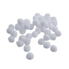   PomPom készlet 1 cm, 240 db Snow balls/ Christmas material (1 csomag)
