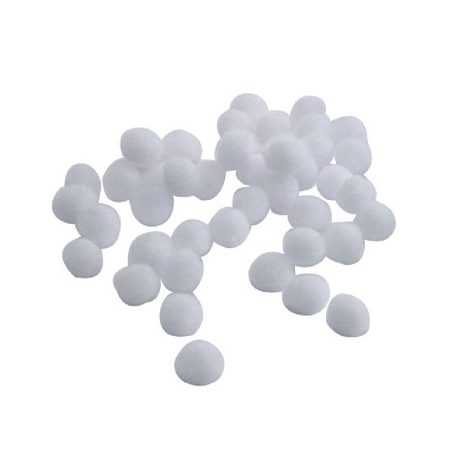 PomPom készlet 1 cm, 240 db Snow balls/ Christmas material (1 csomag)