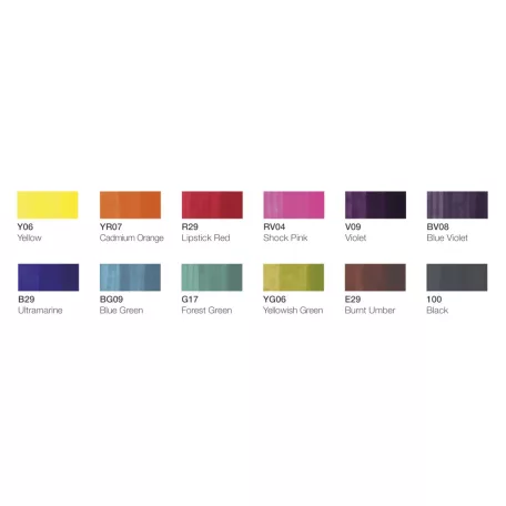 Copic Ciao alkoholos marker készlet - Starter set (1 csomag)