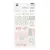 Chipboard matrica 10,5x22cm, Sticker sheet Chipboard / Piatek13 Let your creativity bloom (1 ív)