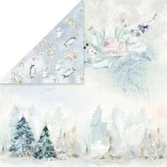   Scrapbook papír 12" (30 cm), Arctic Winter Scrapbooking paper / Craft&You Paper (1 ív)