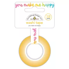   Dekorációs ragasztószalag , You Make Me Happy / Doodlebug Design Washi Tape (1 db)