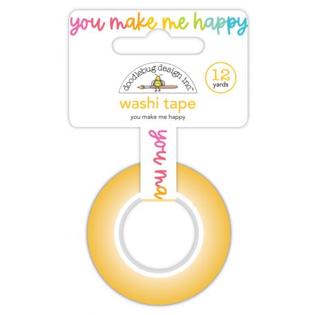 Dekorációs ragasztószalag , You Make Me Happy / Doodlebug Design Washi Tape (1 db)