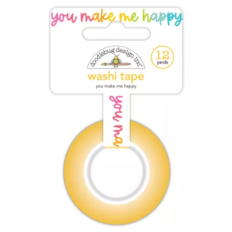 Dekorációs ragasztószalag , You Make Me Happy / Doodlebug Design Washi Tape (1 db)