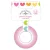Dekorációs ragasztószalag , Rainbow Hearts / Doodlebug Design Washi Tape (1 db)