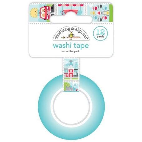 Dekorációs ragasztószalag , Fun at the Park / Doodlebug Design Washi Tape (1 db)