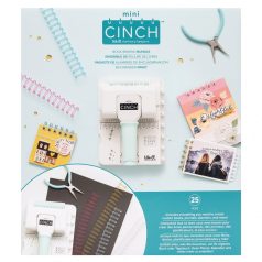   We R Makers Mini Spirálozó Könyvkötőgép kezdőkészlet Mini WRMK Cinch bundle (1 db)