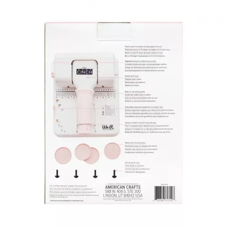 Disc planner lyukasztógép,  Mini WRMK Disc Cinch (1 db)