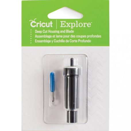 Cricut mélyvágókés és tokmány , Explore Deep Cut Housing and Blade / Cricut Machine Tools (1 csomag)