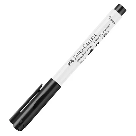 Faber Castell Textíl marker fekete / Faber Castell Textile marker Black (1 db)