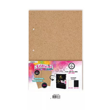 Betétlapok ABM-ES-JOUR04 Journalhoz , Journal pages For ABM-ES-JOUR04 kraft Essentials nr.06 / Art by Marlene Journal pages (1 csomag)