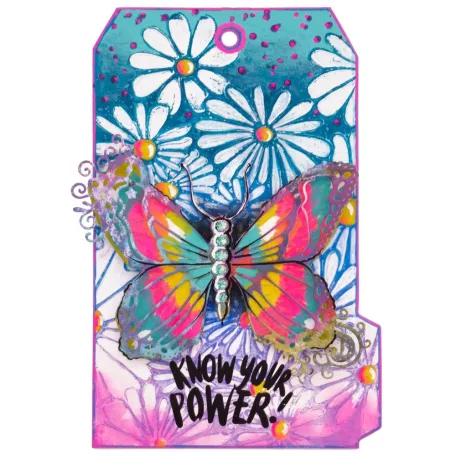 Vágósablon, Butterfly wings Bold and Bright nr.132 / Art by Marlene Cutting Die (1 csomag)