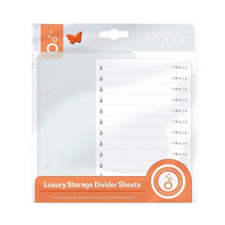 Lefűzhető elválasztó lapok , Divider Sheets / Tonic Luxury Storage (10 db)