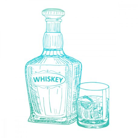 Szilikonbélyegző , Whiskey / CC Mini Clear Stamp (1 db)