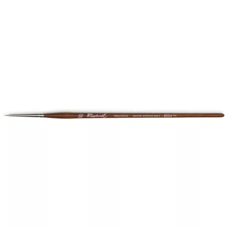 Raphaël ecset 8504.6/0 - Precision akvarell, nyestszőr imitáció, hegyes (1 db)
