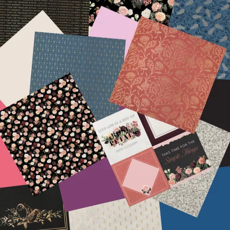 Papírkészlet 12" (30 cm), Treasure Box / Craft Smith Paper Pad  (48 lap)