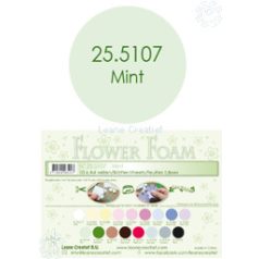   Habgumi készlet 0,8 mm, Mint / Leane Creatief Flower Foam (10 ív)