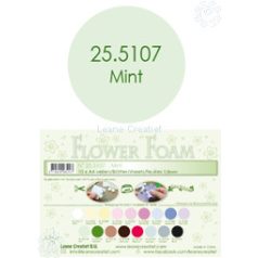   Habgumi készlet 0,8 mm, Mint / Leane Creatief Flower Foam (10 ív)