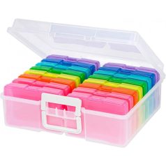   Craft Storage Tároló doboz Large colourful storage Box (16+1 db)