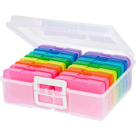 Craft Storage Tároló doboz Large colourful storage Box (16+1 db)