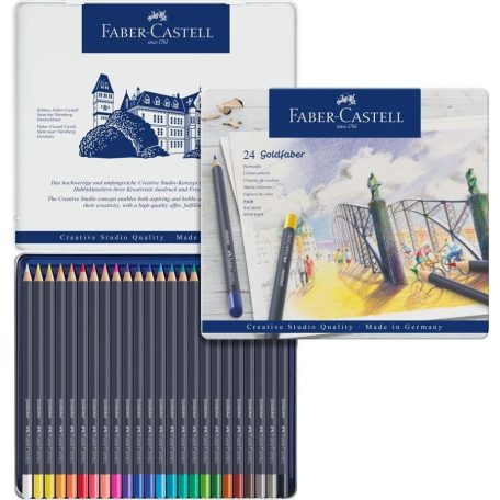 Faber-Castell színes ceruza készlet 24 db, Goldfaber / Colour pencil (1 csomag)