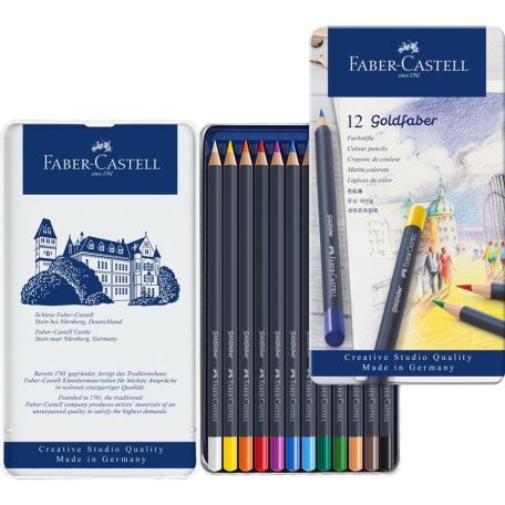 Faber-Castell színes ceruza készlet 12 db, Goldfaber / Colour pencil (1 csomag)