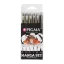 Sakura Pigma Micron  Manga rajzkészlet, fineliner set Manga Collection - 6 sizes, black (6 db)