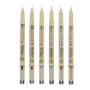 Sakura Pigma Micron Tűfilc készlet, 05 fineliner set - 6 colours (6 db)