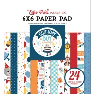   Papírkészlet 6" (15 cm), Birthday Boy / Echo Park Paper Pack (24 lap)