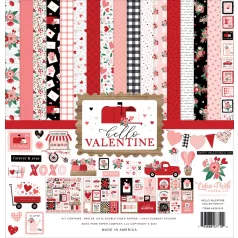   Scrapbook Papírkészlet 12" (30 cm) Hello Valentine Collection Kit (1 csomag)