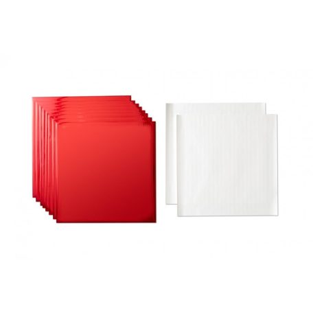 Transzfer fólia 30x30cm, Red / Cricut Foil Transfer Sheets (8 ív)