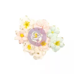   Papírvirág , Poetic Rose Flowers Sweet Elegance / Prima Marketing Paper Flowers (1 csomag)