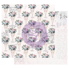   Scrapbook papír 12" (30 cm), Sweet Taste / Prima Marketing Poetic Rose (1 ív)