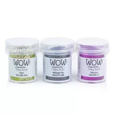   Domborítópor készlet , Trio Tropical Nights Trio sets/ WoW! Embossing Powder (3 db)