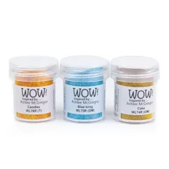   Domborítópor készlet , Trio Birthday Cake Trio sets/ WoW! Embossing Powder (3 db)