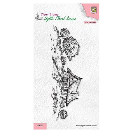 Szilikonbélyegző , Slim line roses / NC Clear Stamp (1 db)