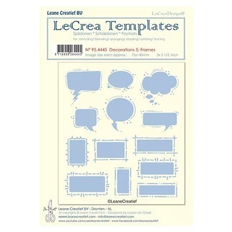 Stencil Frames / LeCrea Templates (1 db)