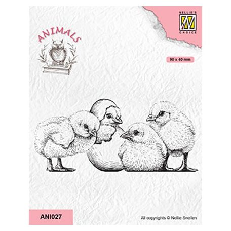 Szilikonbélyegző , Animals chicken / NC Clear Stamp (1 db)