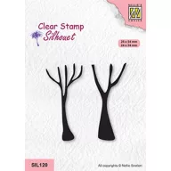   Szilikonbélyegző , Crowns of tree Tree truncs / NC Clear Stamp (2 db)
