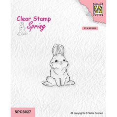 Szilikonbélyegző , Cute rabbit-2 / NC Clear Stamp (1 db)