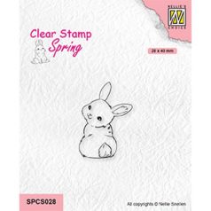Szilikonbélyegző , Cute rabbit-3 / NC Clear Stamp (1 db)
