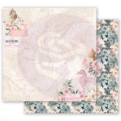   Scrapbook papír 12" (30 cm), Golden Heart / Prima Marketing Golden Coast (1 ív)