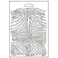   Textúra alap A5, Savana Zebra Pattern / Stamperia Soft Mould (1 db)