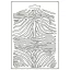 Textúra alap A5, Savana Zebra Pattern / Stamperia Soft Mould (1 db)