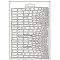 Textúra alap A5, Savana Crocodile Pattern / Stamperia Soft Mould (1 db)