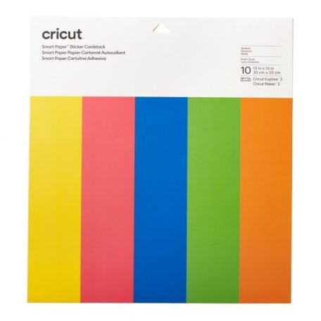 Öntapadós karton 30 cm x 30 cm, Brilliant Bows / Cricut Smart Sticker Cardstock (10 ív)