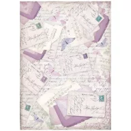   Stamperia Rizspapír A4 - Provence levelek - Rice Paper (1 ív)
