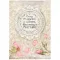 Rizspapír A4, Romantic Garden House keret idézettel / Stamperia Rice Paper (1 ív)